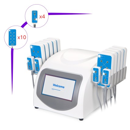 14 Pad Lipo Laser Slimming System – 160mW LED Therapy for Fat Breakdown and Body Toning